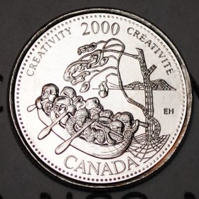 2000 Canadian 25-Cent Pride/January Millennium Quarters Series